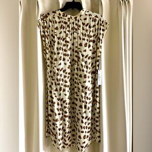 Sundays Mercantile 
Animal print ‘Bowie dress’
Sz 0 FITS LIKE A SIZE 8